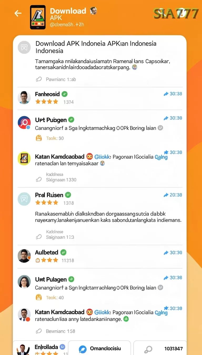 Pratinjau antarmuka sia777 — aplikasi APK resmi Android v2.5.6