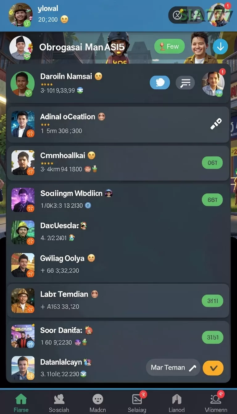Cuplikan layar menu unduhan sia777 untuk perangkat Android